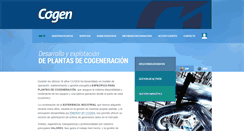Desktop Screenshot of cogen-energia.com